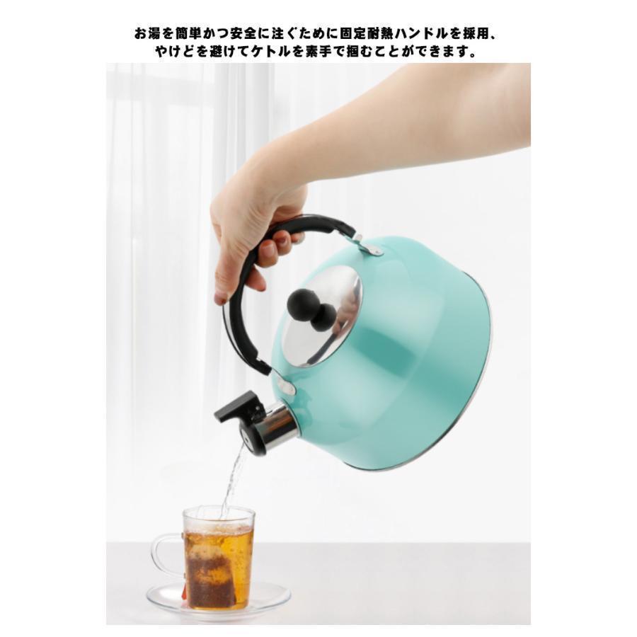 笛吹きケトル IH対応 直火 ケトル ステンレスケトル 3L 大容量 やかん 笛吹き 笛吹ケトル ホイッスルケトル 笛付き ケトル ヤカン 広口 北欧 | ブランド登録なし | 09