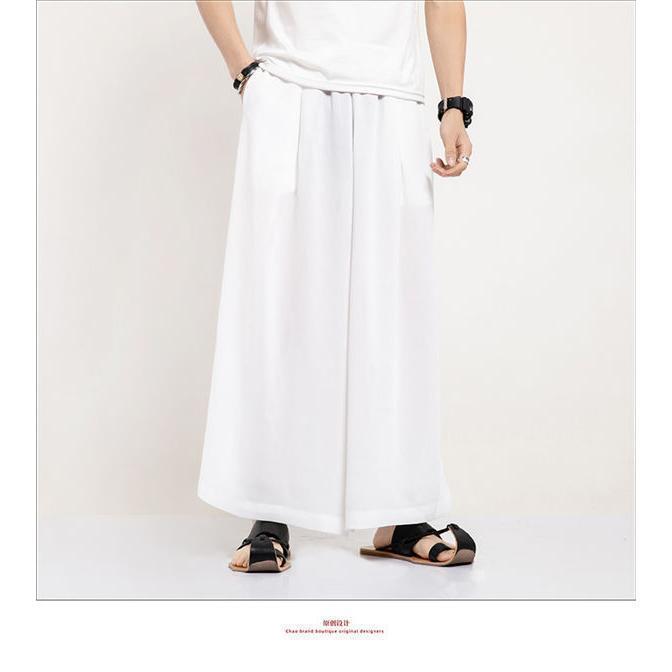 ワイドパンツ メンズ パンツ ガウチョ 夏ズボン カジュアルパンツ 涼しいズボン ガウチョパンツ 太め ゆったり 春夏 | ブランド登録なし | 09