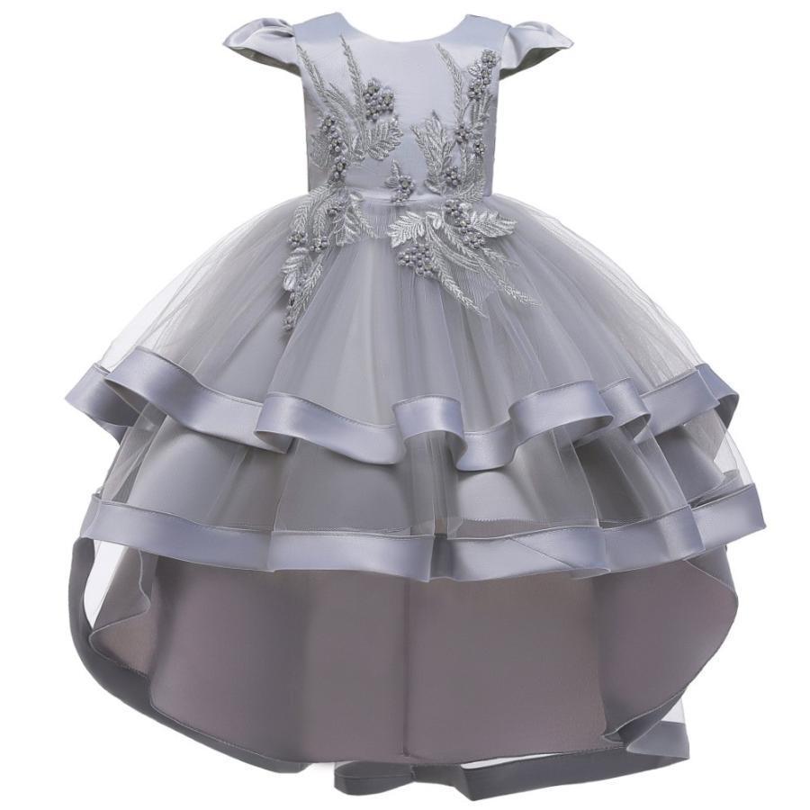 子供ドレス ピアノ発表会 結婚式 キッズ フォーマルドレス 子どもドレス ジュニアドレス 5色 110 120 130 140 150 160 | ブランド登録なし | 03
