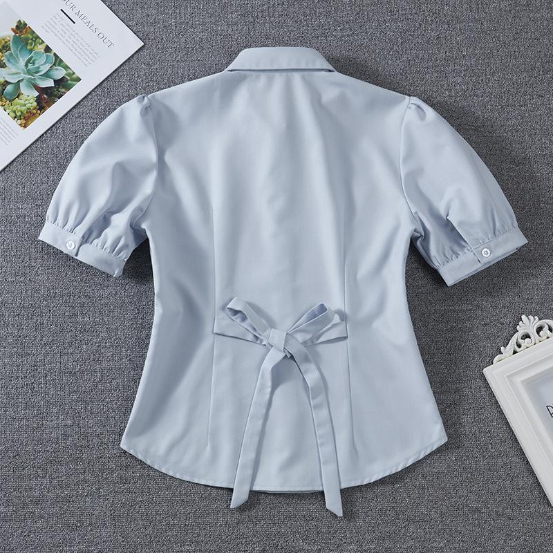 ブラウス シャツ 学生服 コスプレ 女子高生 スクールシャツ 半袖 ス レディース JK 制服 シャツ 角襟 高校生 学校制服 セーラー服 仮装 | ブランド登録なし | 10