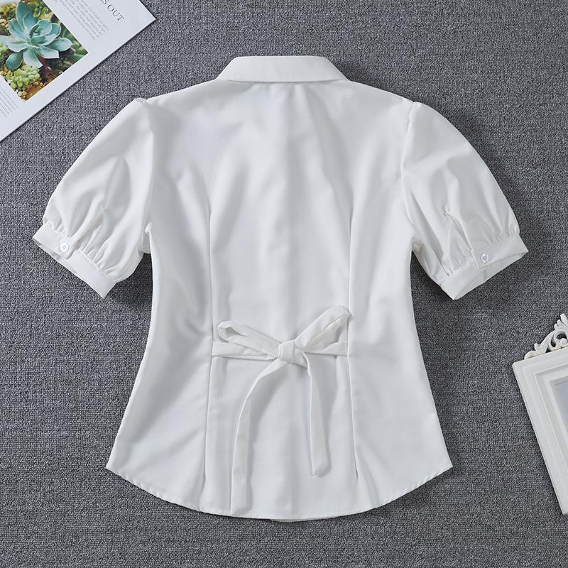 ブラウス シャツ 学生服 コスプレ 女子高生 スクールシャツ 半袖 ス レディース JK 制服 シャツ 角襟 高校生 学校制服 セーラー服 仮装 | ブランド登録なし | 12