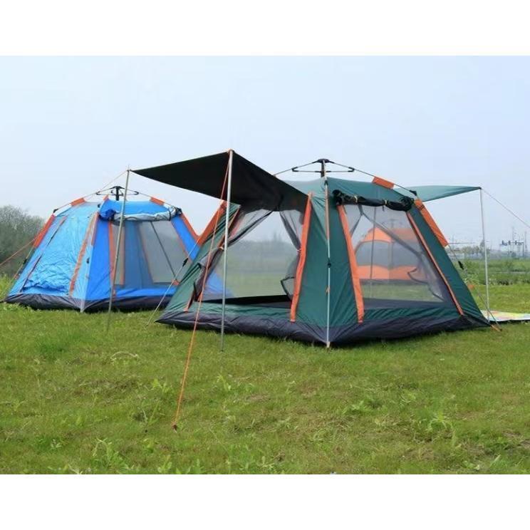 処理品 テント ワンタッチテント 自動式テント 大型 2-5人用 キャンプテント 軽量簡易ドーム型 日よけ アウトドア 支柱2本 | ブランド登録なし | 07
