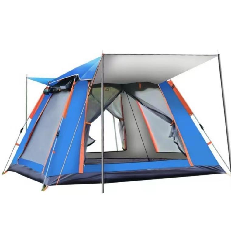 処理品 テント ワンタッチテント 自動式テント 大型 2-5人用 キャンプテント 軽量簡易ドーム型 日よけ アウトドア 支柱2本 | ブランド登録なし | 08
