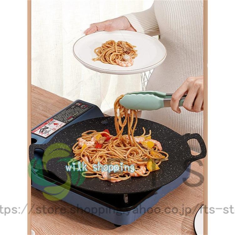 グリドル 鉄板 アウトドア IH対応 マルチグリドルパン 33cm グリル BBQ バーベキュー キャンプ フライパン 鉄鍋 家庭 かわいい 取っ手 | ブランド登録なし | 12