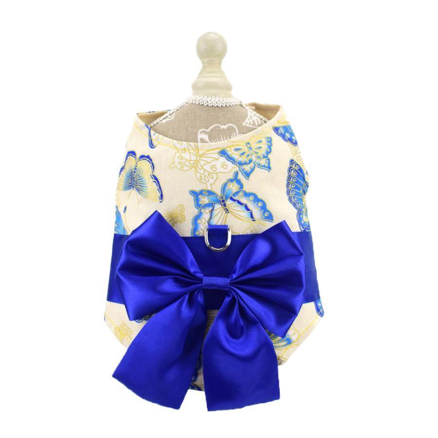 ハーネス リーシュ セット 服型 胴輪 リード 犬用品 猫用品 お散歩 お出掛け 和柄 着物風 マジック テープ ペット用品 ペットグッズ 個性的 お出かけ | ブランド登録なし | 08