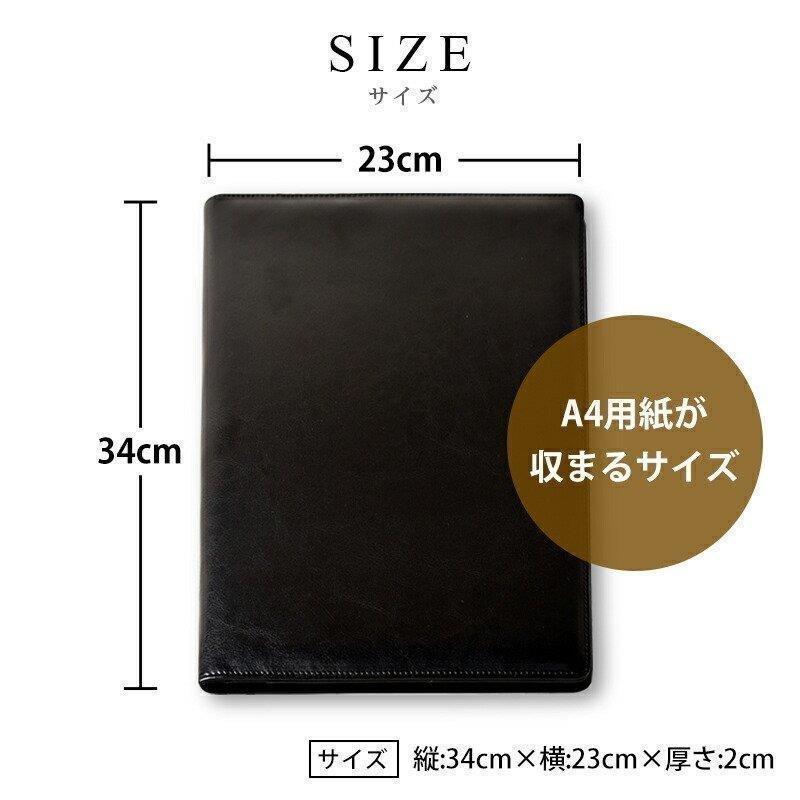 バインダー a4 クリップボード 革 クリップ ファイル 二つ折り 多機能 ペンホルダー ポケット付き ギフト 贈り物 ノート 調 | ブランド登録なし | 05