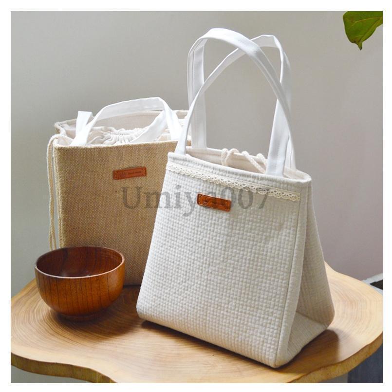 ランチバッグ 保冷 保温 お弁当袋 ランチトート 巾着型 撥水 お弁当 買い物袋 エコバッグ 巾着袋 学童弁当 メンズ レディース キッズ 子供 ペットボトル |  | 13