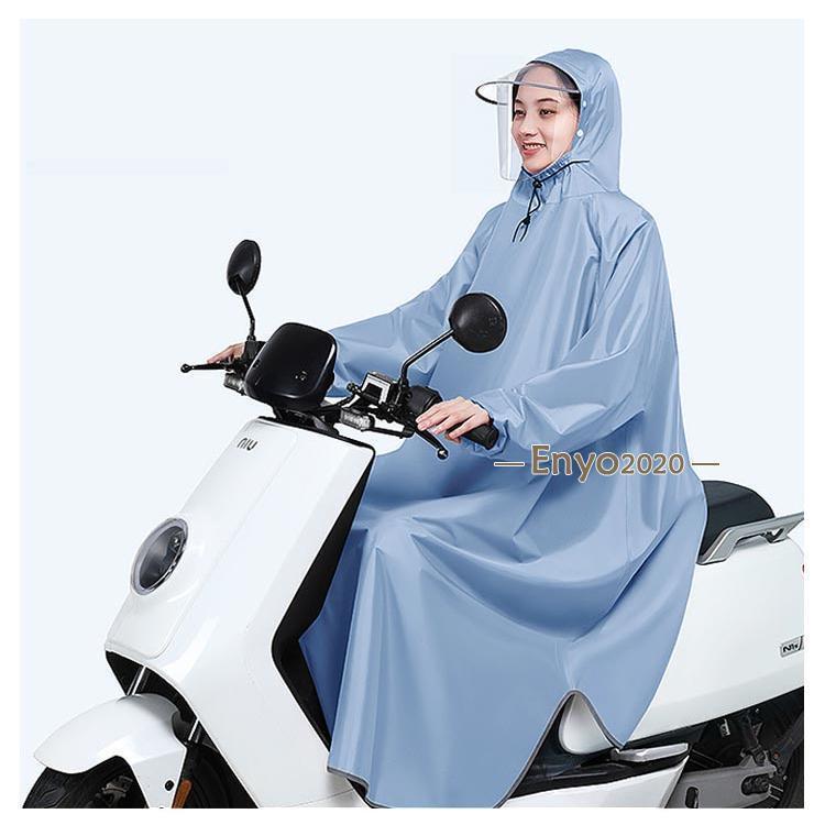 レインコート 自転車 大きいサイズ バイク 防水 レインコート メンズ ポンチョ レディース カッパ 撥水 ロング丈 防風 レインポンチョ 耐久 手カ | ブランド登録なし | 13