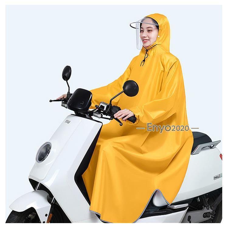 レインコート 自転車 大きいサイズ バイク 防水 レインコート メンズ ポンチョ レディース カッパ 撥水 ロング丈 防風 レインポンチョ 耐久 手カ | ブランド登録なし | 14