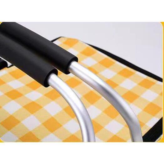 保冷バッグ保冷バスケットピクニック保冷保温レジカゴバッグエコバッグ大容量折りたたみクーラーバッグかごバッグ運動会レジャーアウトドア | ブランド登録なし | 17
