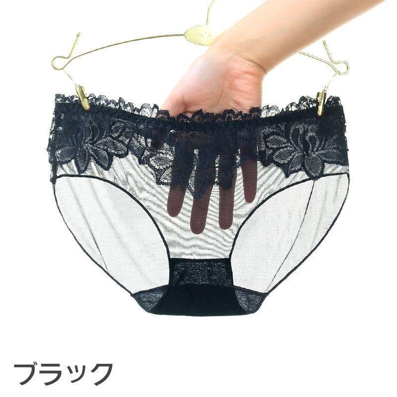 ショーツ ヒップハンガーショーツ ローライズ 薄手 レディース 女性 インナー 下着 フルバック レース 透け感 セクシー お洒落 大人可愛い パンツ 肌着 パンテ | ブランド登録なし | 04