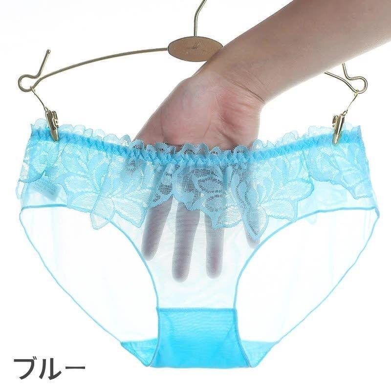 ショーツ ヒップハンガーショーツ ローライズ 薄手 レディース 女性 インナー 下着 フルバック レース 透け感 セクシー お洒落 大人可愛い パンツ 肌着 パンテ | ブランド登録なし | 05