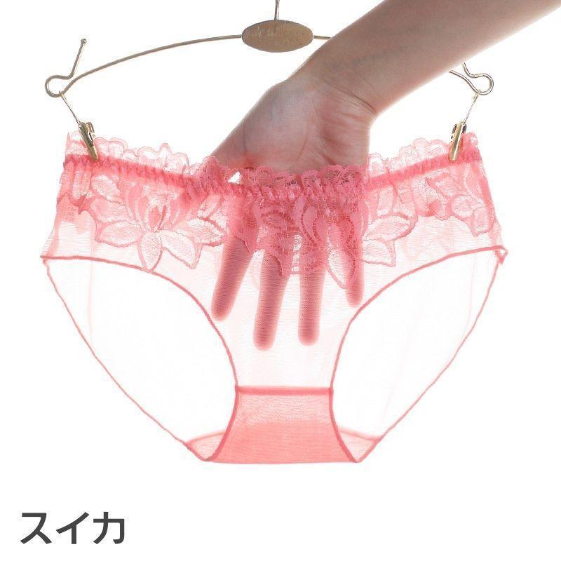 ショーツ ヒップハンガーショーツ ローライズ 薄手 レディース 女性 インナー 下着 フルバック レース 透け感 セクシー お洒落 大人可愛い パンツ 肌着 パンテ | ブランド登録なし | 06