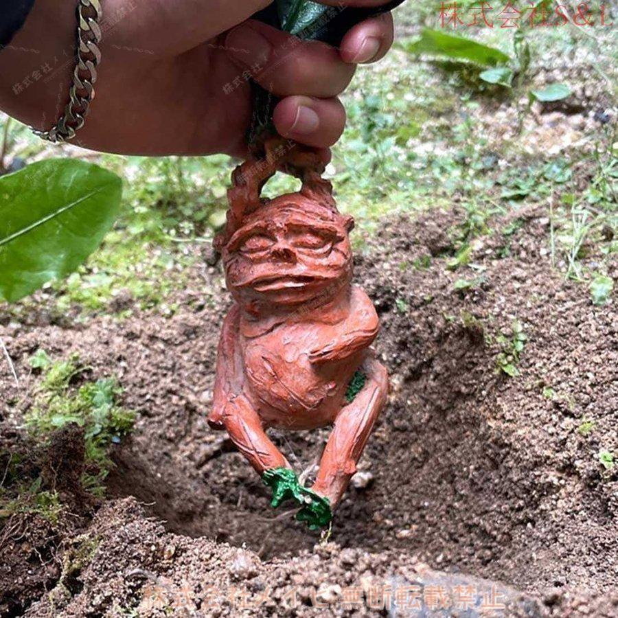 置物 マンドラゴラ マンドレイク ホラー リアル 本格的 誕生日 飾り付け 室内 傷 スカー 仮装 クリスマス用品 怖い 恐怖 骨 ボーン 渋い | ブランド登録なし | 03