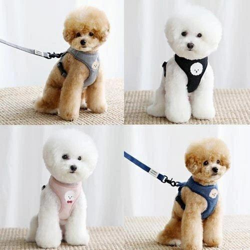 ハーネス マルチーズ 小型犬 おさんぽ おでかけ お出掛け おしゃれ オシャレ かわいい キャラクター 韓国 ビションフリーゼ お手入れ簡単 快適空間 | ブランド登録なし