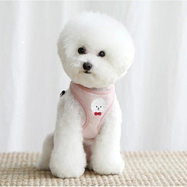 ハーネス マルチーズ 小型犬 おさんぽ おでかけ お出掛け おしゃれ オシャレ かわいい キャラクター 韓国 ビションフリーゼ お手入れ簡単 快適空間 | ブランド登録なし | 01