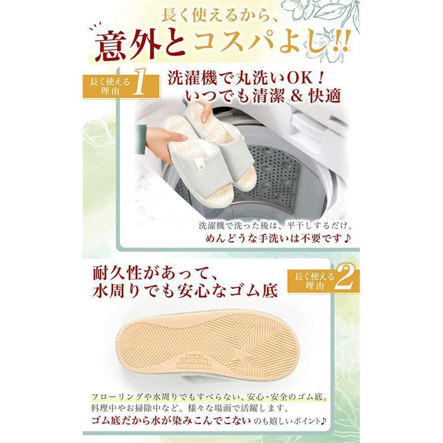 ルームシューズ 足が痛くならない スリッパ 室内 ゴム底 レディース メンズ 洗濯機丸洗いOK 来客用 滑り防止 母の日 父の日 | ブランド登録なし | 13
