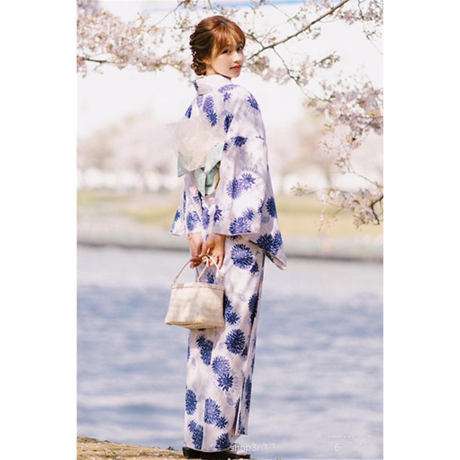 浴衣 レディース 花柄 和服 浴衣 女性用 コスチューム 浴衣 可愛い 和装 和風 着物 祭り 盆踊り プレゼント 花見 祭り浴衣セット ゆかた | ブランド登録なし | 05