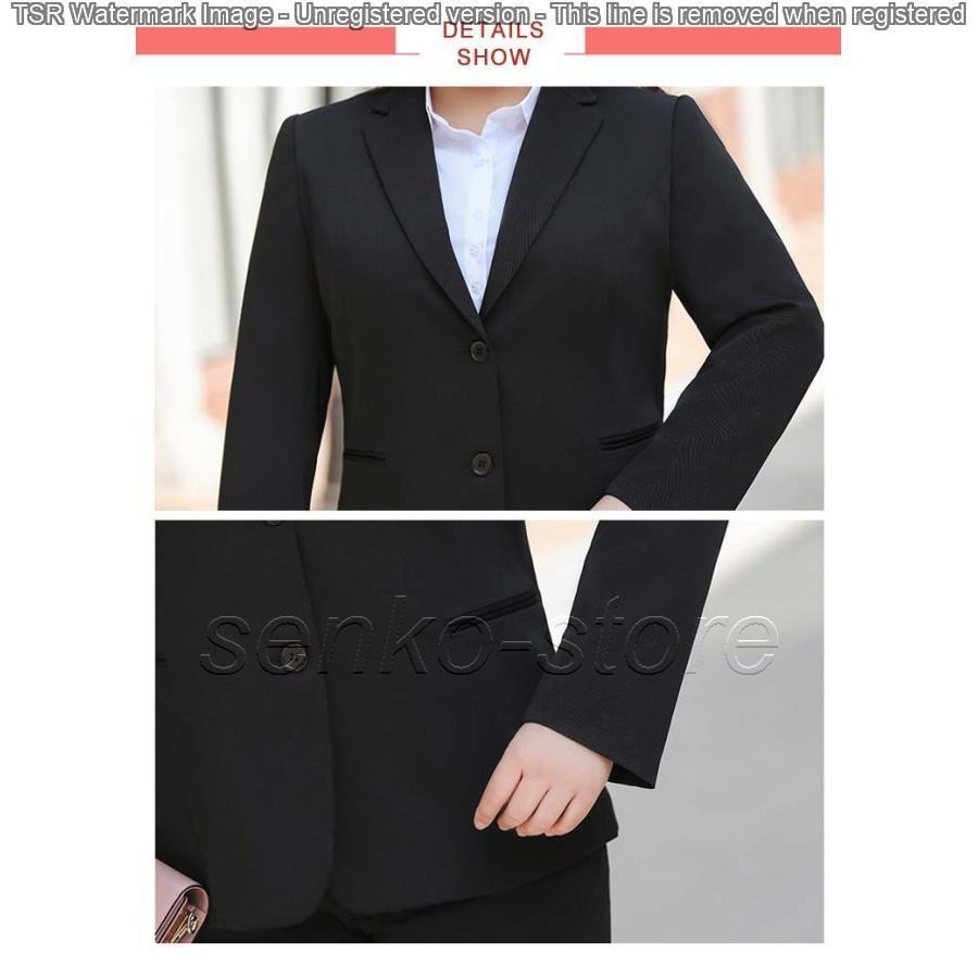ビジネススーツ オフィススーツ ストレッチ レディース 大きいサイズ パンツスーツ 洗える 結婚式 2XL-10XL！ リクルートスーツ 就活 夏 | ブランド登録なし | 13