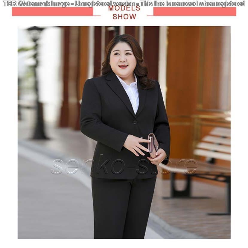 ビジネススーツ オフィススーツ ストレッチ レディース 大きいサイズ パンツスーツ 洗える 結婚式 2XL-10XL！ リクルートスーツ 就活 夏 | ブランド登録なし | 06