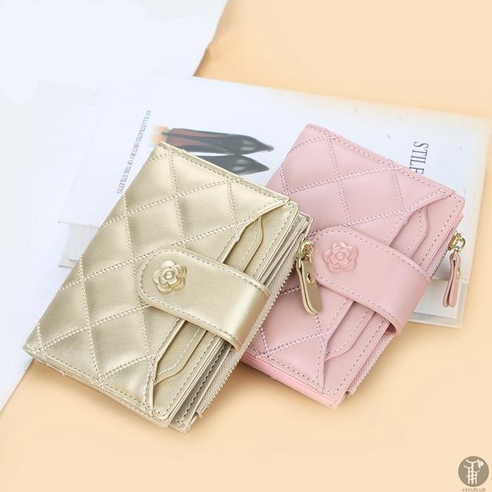 二つ折り財布 レディース 財布 大容量小銭入れ カード入れ お札入れ コンパクト 小さい財布 折りたたみ 二つ折 かわいいギフト | ブランド登録なし | 18