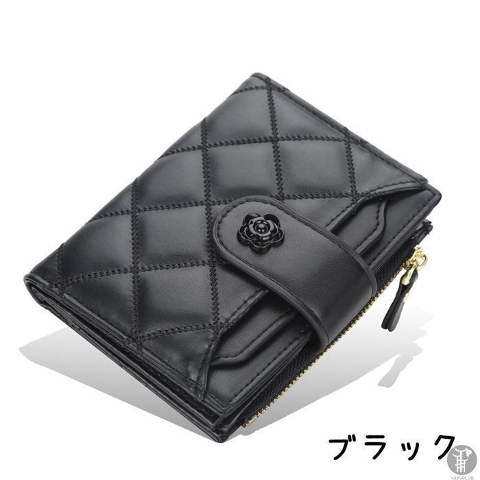 二つ折り財布 レディース 財布 大容量小銭入れ カード入れ お札入れ コンパクト 小さい財布 折りたたみ 二つ折 かわいいギフト | ブランド登録なし | 01