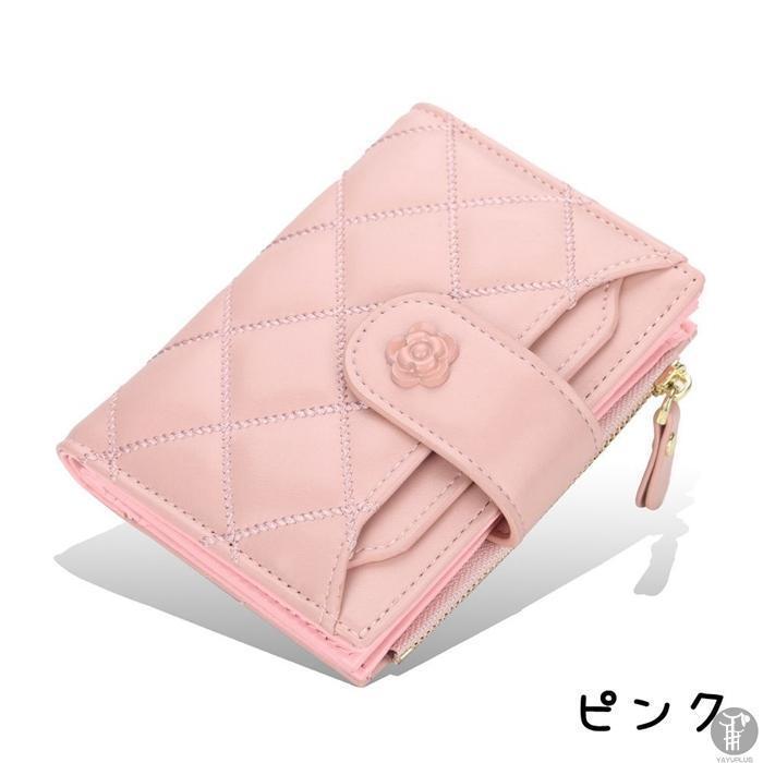 二つ折り財布 レディース 財布 大容量小銭入れ カード入れ お札入れ コンパクト 小さい財布 折りたたみ 二つ折 かわいいギフト | ブランド登録なし | 02