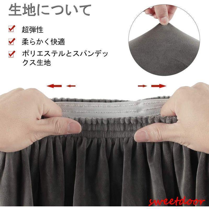 ソファーカバー 1人掛け 肘付き 一体型 ソファー保護 肌感触良好 ふわふわ 無地 縦横弾力 伸縮 ストレッチ 滑り止め 耐摩耗性 汚れ防止 | ブランド登録なし | 05