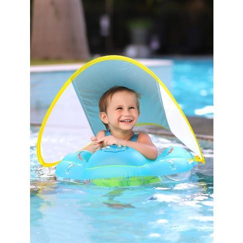ベビーフロート キッズフロート 浮き輪 6ヶ月から 6歳まで 赤ちゃん 幼児 子供 スイミング 海水浴 川 プール ポンプ付き 全3サイズ | ブランド登録なし