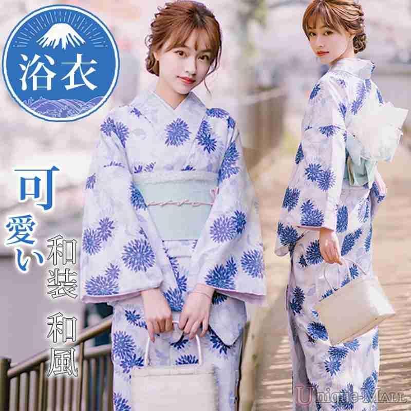 浴衣 レディース 花柄 和服 浴衣 女性用 コスチューム 浴衣 可愛い 和装 和風 着物 祭り 盆踊り プレゼント 花見 祭り浴衣セット ゆかた | ブランド登録なし | 11