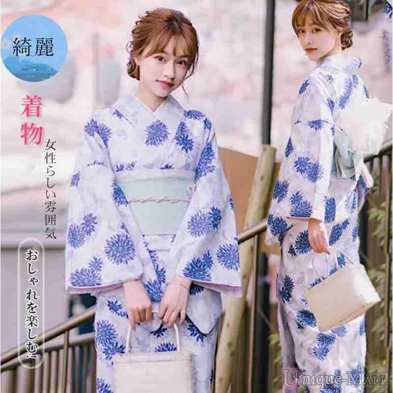 浴衣 レディース 花柄 和服 浴衣 女性用 コスチューム 浴衣 可愛い 和装 和風 着物 祭り 盆踊り プレゼント 花見 祭り浴衣セット ゆかた | ブランド登録なし | 02