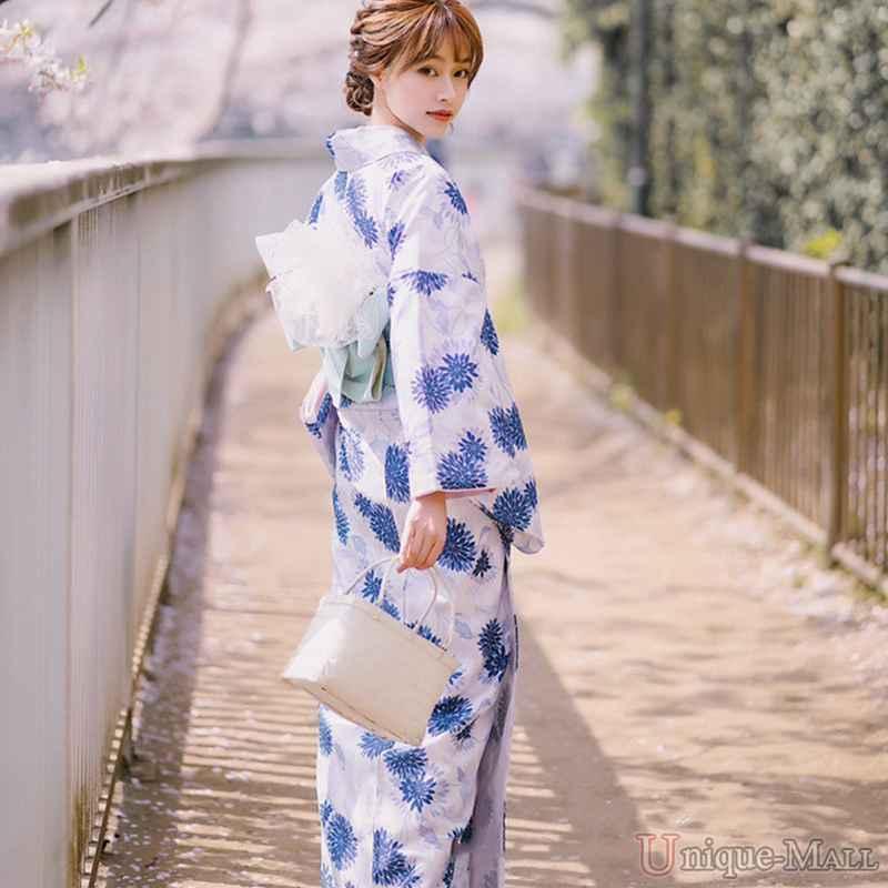 浴衣 レディース 花柄 和服 浴衣 女性用 コスチューム 浴衣 可愛い 和装 和風 着物 祭り 盆踊り プレゼント 花見 祭り浴衣セット ゆかた | ブランド登録なし | 04