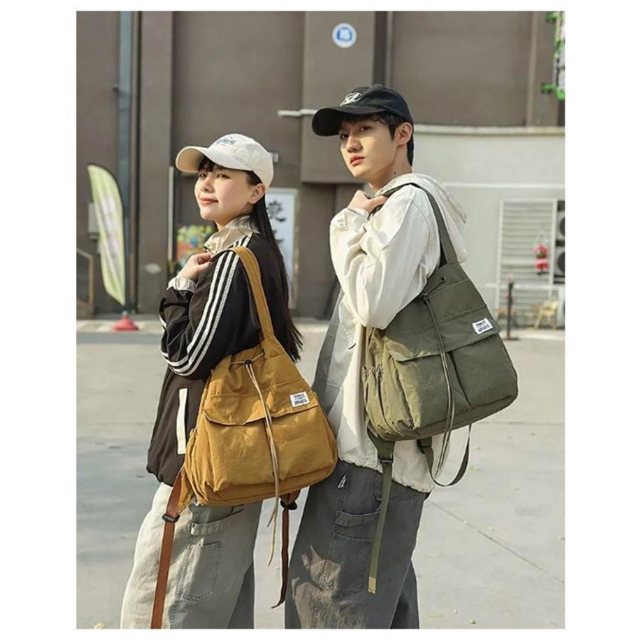 2way リュック ショルダーバッグ レディース メンズ トートバッグ 巾着 ショルダー 肩掛け バッグ ナイロン 巾着バッグ A4 大容量 肩掛けバ |  | 13