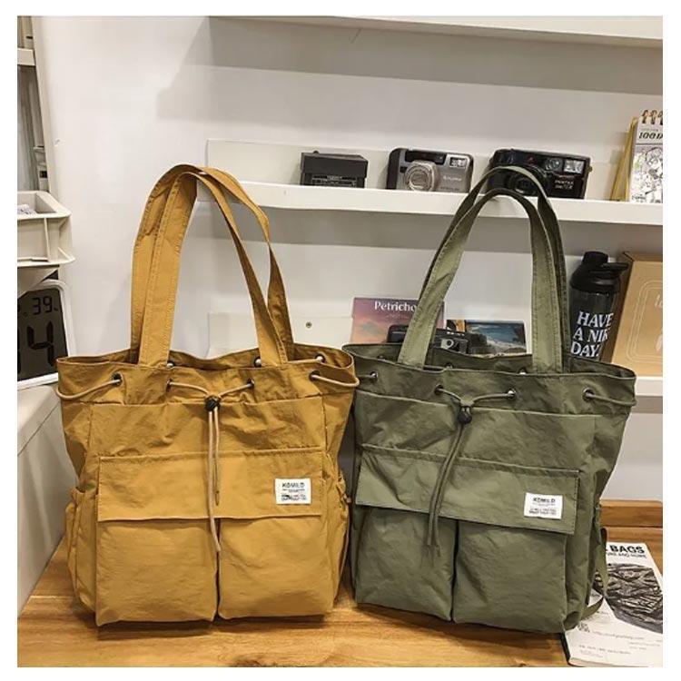 2way リュック ショルダーバッグ レディース メンズ トートバッグ 巾着 ショルダー 肩掛け バッグ ナイロン 巾着バッグ A4 大容量 肩掛けバ |  | 18