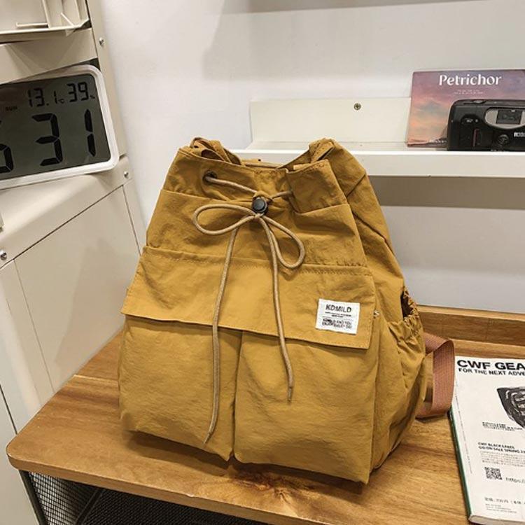 2way リュック ショルダーバッグ レディース メンズ トートバッグ 巾着 ショルダー 肩掛け バッグ ナイロン 巾着バッグ A4 大容量 肩掛けバ |  | 04