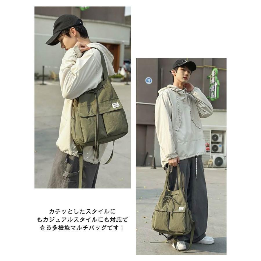 2way リュック ショルダーバッグ レディース メンズ トートバッグ 巾着 ショルダー 肩掛け バッグ ナイロン 巾着バッグ A4 大容量 肩掛けバ |  | 08