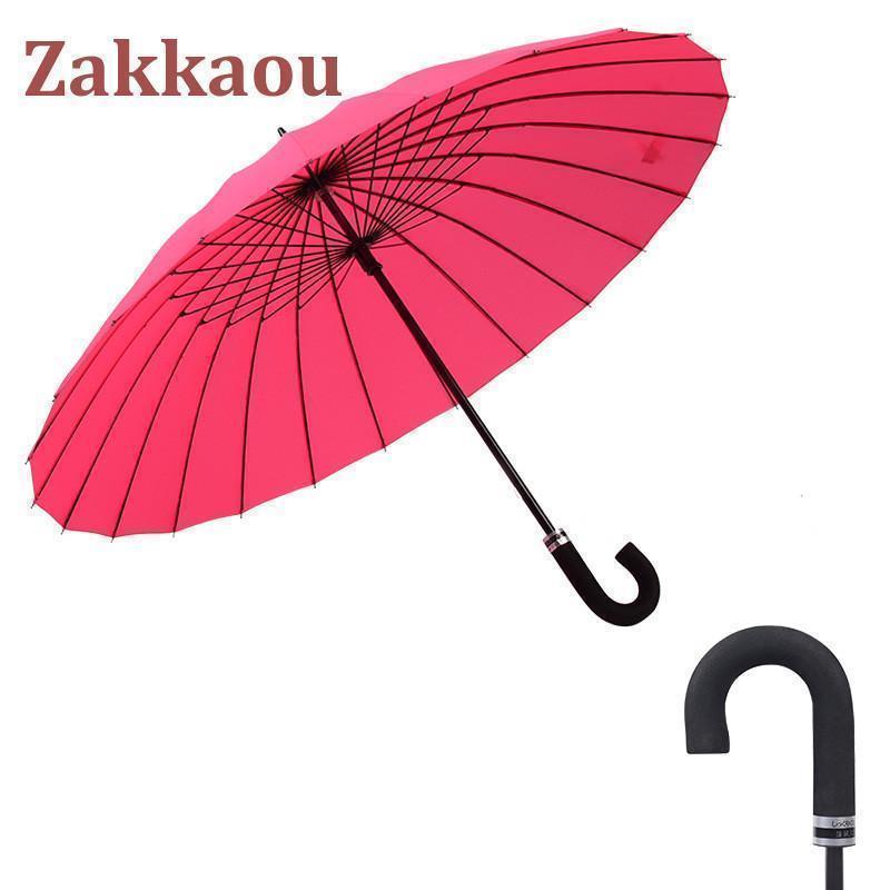 長傘 レディース メンズ 24本骨 日傘 無地 撥水 濡れると桜の柄が浮き出る 軽量 梅雨対策 ビジネス 通勤 通学 ワンタッチ ジャンプ傘 大きめ | ブランド登録なし | 09