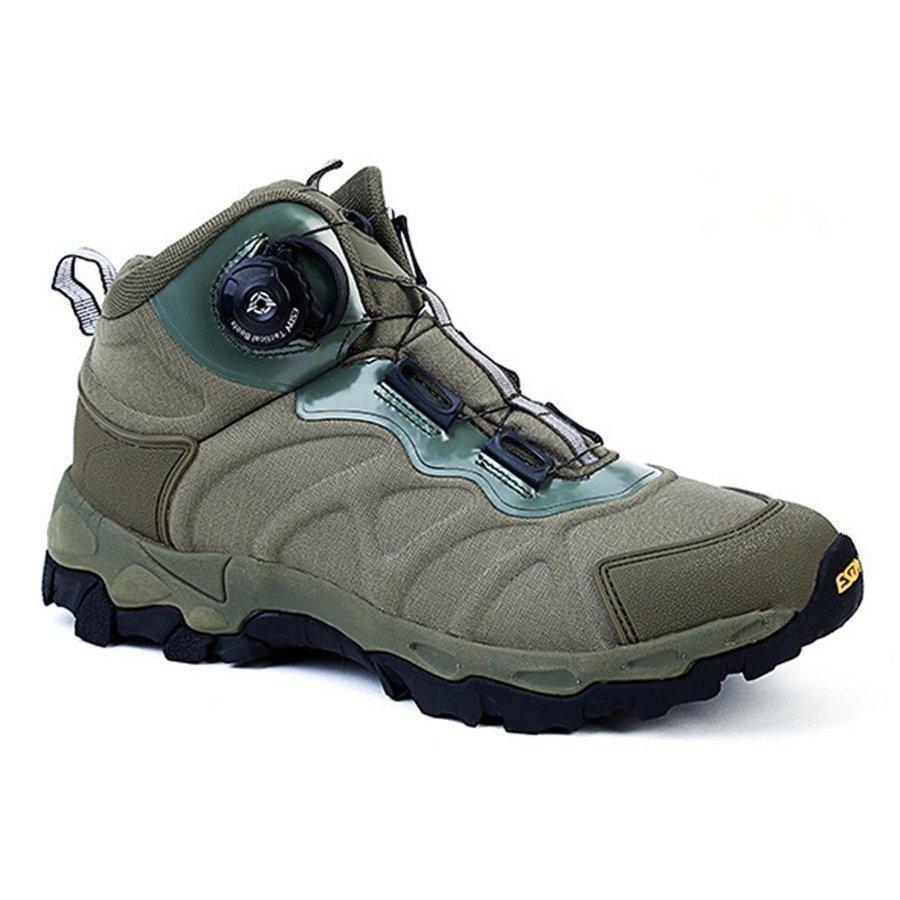 登山靴 メンズ サバゲー トレッキングシューズ ダイヤル式 メンズ 撥水 登山靴 衝撃吸収 ミリタリーブーツ ミドルカット 耐磨耗 防滑 軽量 | ブランド登録なし | 11