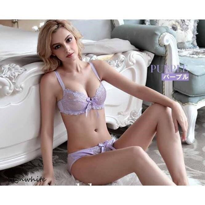 シースルーランジェリーセット ブラ＆ショーツセット 美胸 女性下着 上下セット 透ける美しい下着 ショーツ レース 20代30代40代 | ブランド登録なし | 10