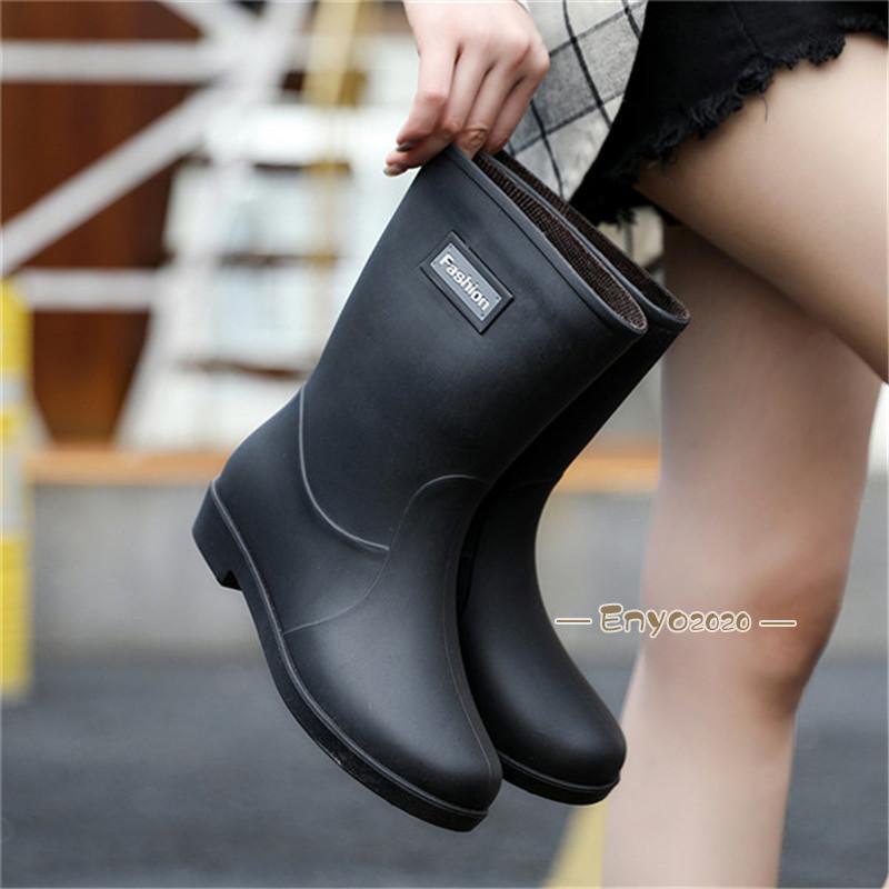 レインブーツ レインシューズ レディース ミドル丈 ショートブーツ 完全防水 長靴 雨具 雨靴 靴 雨の日 滑らない 脱げない 通勤 通学 かわいい | ブランド登録なし | 03