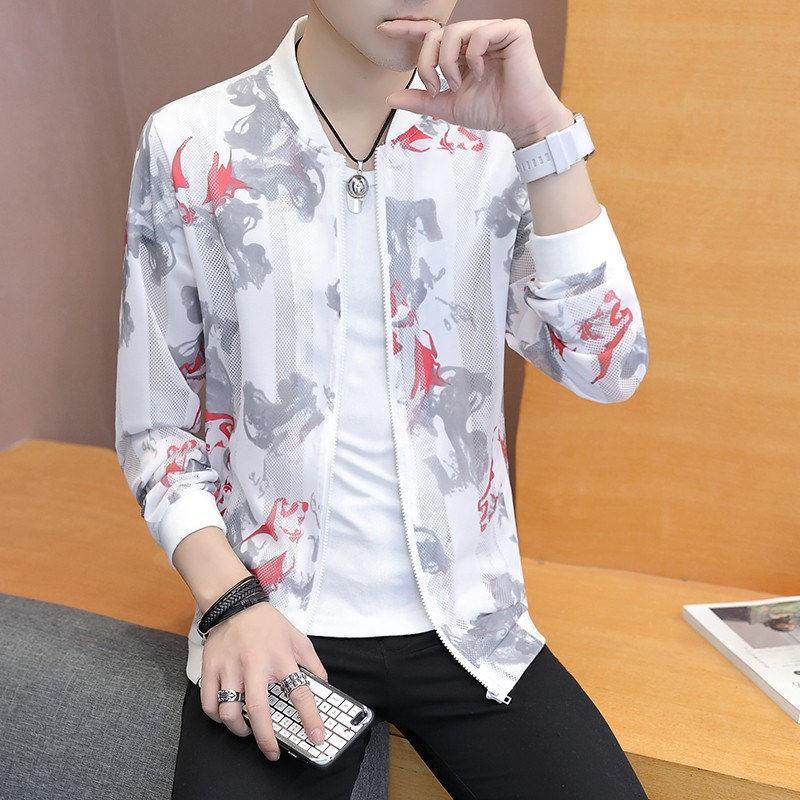 一部 カーディガン メンズ サマー ス 夏用 薄手 透け 長袖 uv対策 日焼け止め 冷房対策 オフィス 暑さ対策 軽量 ルームウェア 海 | ブランド登録なし | 11