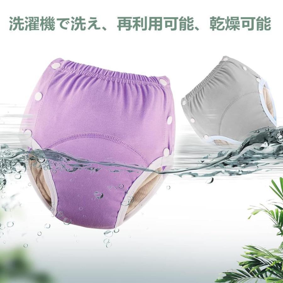 大人用おむつカバー 失禁パンツ 介護 防水 介護用失禁ショーツ 吸水 尿漏れ防止 抗菌防臭 重失禁対策 両側ボタン 高齢性の失禁ケア 妊婦 おむつ | ブランド登録なし | 06