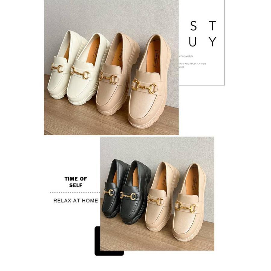 ローファー レディース ミュール スリッパ ビットローファー 厚底 パンプス 痛くない 履きやすい 脱げない かかとなし | ブランド登録なし | 10