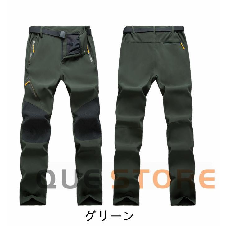 バイクパンツ メンズ 登山ズボン 防寒ズボン フリース パンツ 裏起毛 防水 撥水 トレッキングパンツ ロングパンツ クライミング アウトドア 防風 | ブランド登録なし | 19
