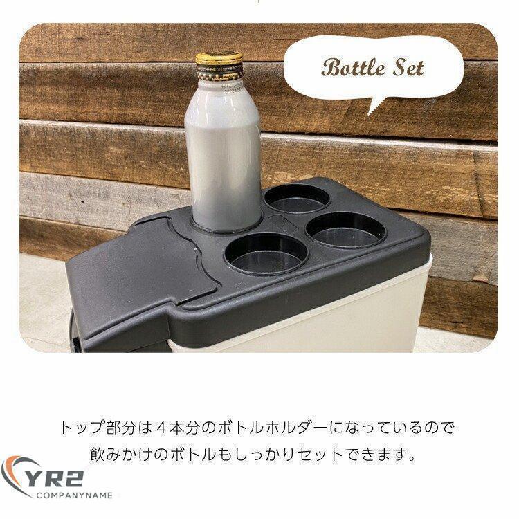 車載用 保冷温庫 ポータブル冷温庫 6L クーラーボックス シガーソケット 保冷 保温 アウトドア お弁当 保温庫 ミニ冷蔵庫 ドリンクホルダー付き | ブランド登録なし | 03