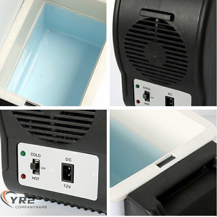 車載用 保冷温庫 ポータブル冷温庫 6L クーラーボックス シガーソケット 保冷 保温 アウトドア お弁当 保温庫 ミニ冷蔵庫 ドリンクホルダー付き | ブランド登録なし | 09