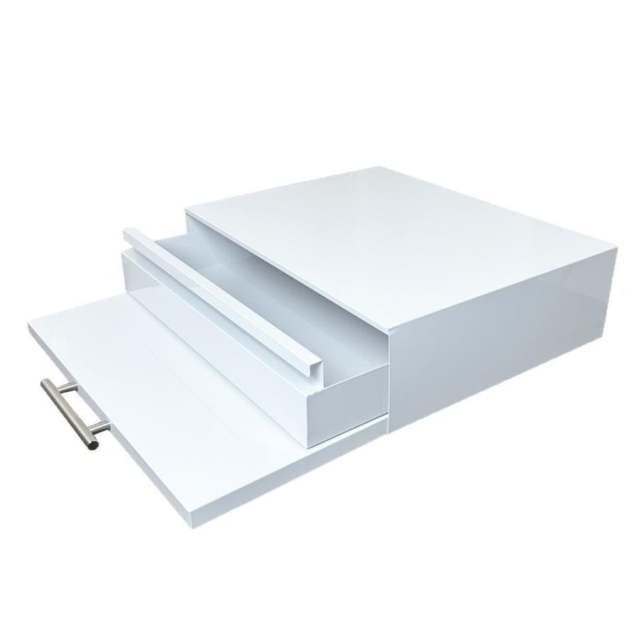 キッチングッズ 家電下引き出し テーブル レンジ下 スライドテーブル 一時的作業台 スライド棚 家電台 薄型 簡単設置 省スペース レンジ台 | ブランド登録なし