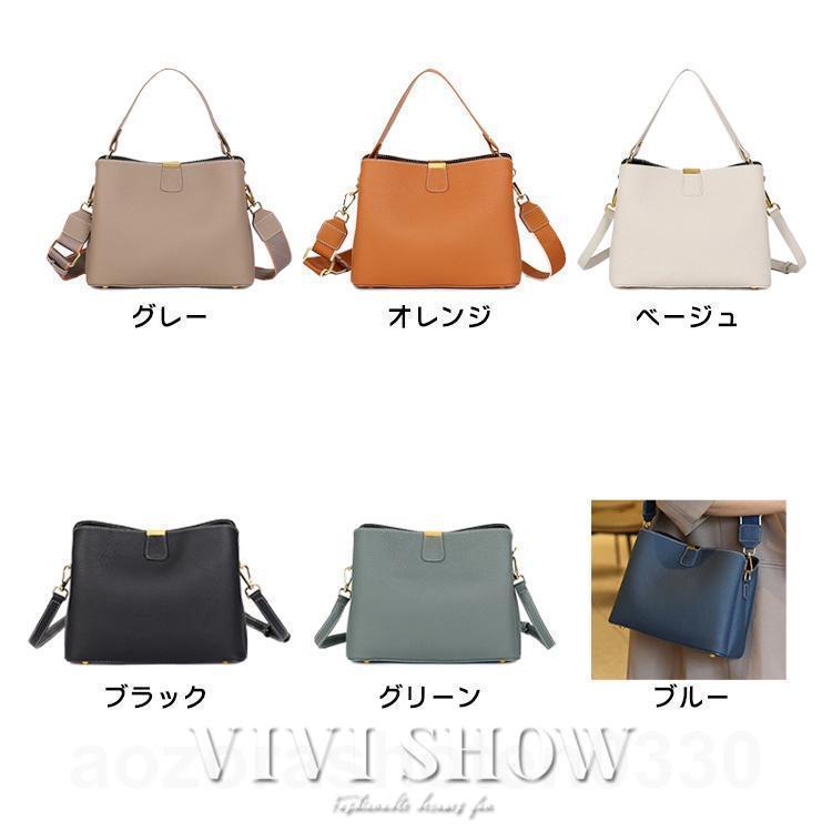 ショルダーバッグ 革 レディース 本革 ハンドバッグ 2way レザー 斜めがけ トート | ブランド登録なし | 06
