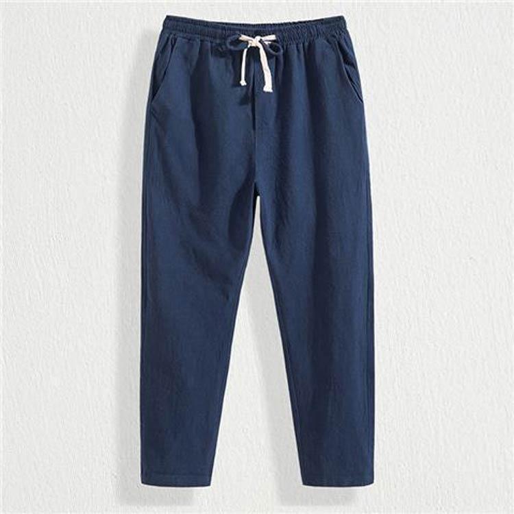 リネンパンツ サルエルパンツ パンツ パンツ メンズ ワイドパンツ 麻 リネン 夏 涼しい 麻 綿麻 麻パンツ ロングパンツ イージーパンツ チノパ | ブランド登録なし | 04