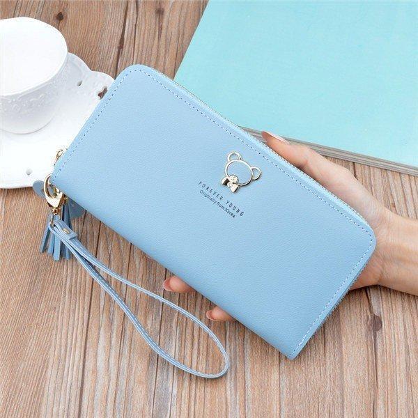 長財布レディース財布合成皮革レザー大容量多収納ファスナースマホギフト軽量小銭入れ多機能おしゃれ大人可愛い | ブランド登録なし | 03